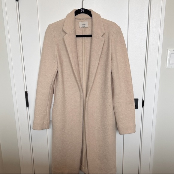 Aritzia Wilfred Jackets & Blazers - Aritzia Wilfred cream Pea Coat, GUC, Sz S,
